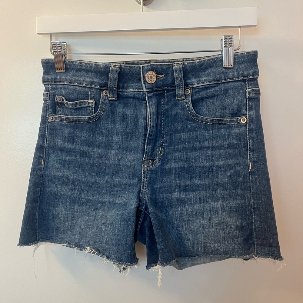 American Eagle Outfitters Blue Denim Shorts Like New Size 4